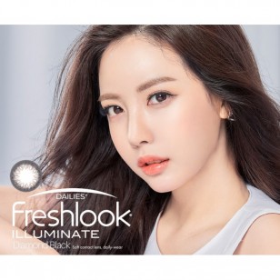 Freshlook illuminate Diamond Black 曜目黑